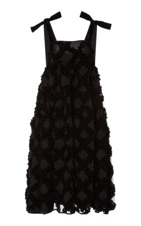 Bey Tie-Detailed Ruffled Chiffon Dress by Cecilie Bahnsen | Moda Operandi