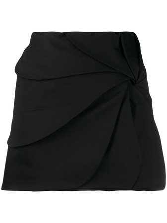 Black Coperni Gathered Mini Skirt | Farfetch.com