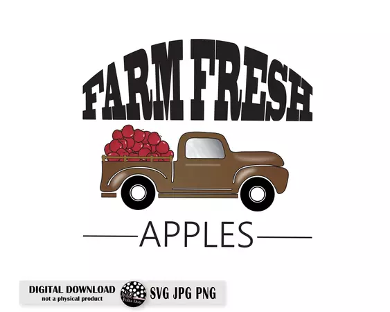 Farm Fresh Apple Sign