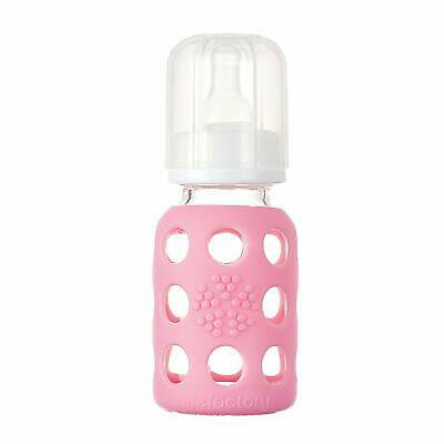 NEW - Lifefactory - 4 oz. Glass Baby Bottle (Pink) - FREE SHIPPING | eBay