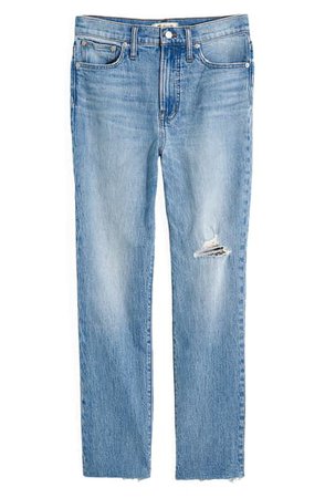 Madewell The Perfect Vintage Crop High Waist Jeans (Rosabelle) (Regular, Petite & Plus Size) | Nordstrom
