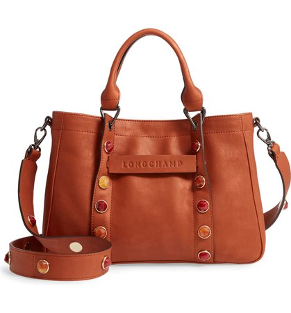 Longchamp Small 3D Pierre Leather Tote | Nordstrom