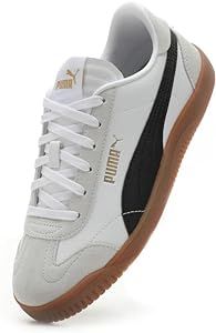 Amazon.com | PUMA Women's Club 5V5 Sneaker, White Black-Feather Gray, 9 | Fitness & Cross-Training