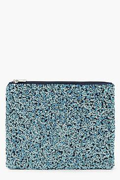 Lily Mermaid Sequin Clutch