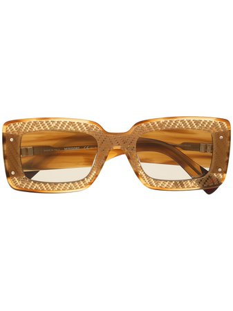 Shop Missoni textured square sunglasses with Express Delivery - FARFETCH