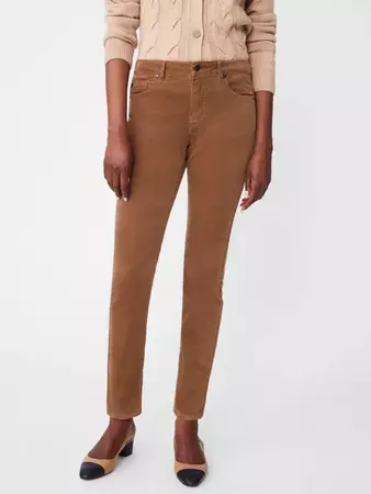 Camel Solid Watson Velvet Jeans | Women's Pants | J.McLaughlin