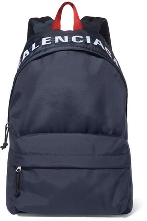 Balenciaga | Wheel embroidered shell backpack | NET-A-PORTER.COM