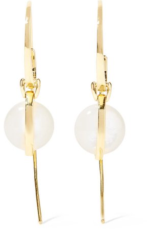 IPPOLITA Senso 18-karat gold mother-of-pearl earrings