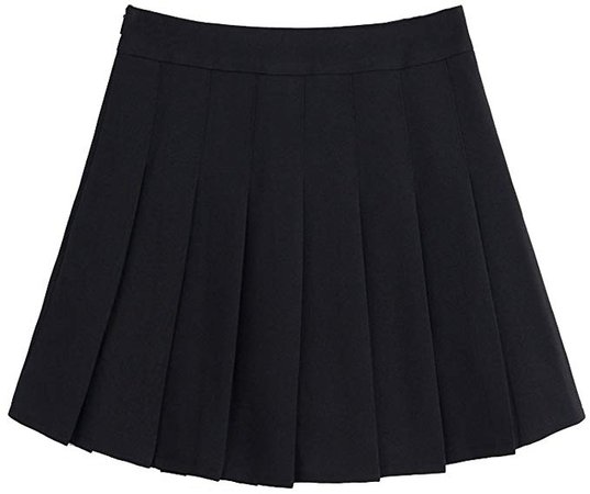chouyatou Women's Simple High Waist All Around Pleated A-Line Skirt at Amazon Women’s Clothing store