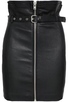 Hexim belted leather mini skirt | IRO |