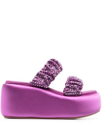 Le Silla Aiko 85mm embellished sandals
