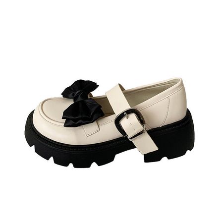 Shoes black platform japanese style high heel y2k school - Etsy Brasil