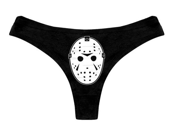 Halloween Jason Mask Panties Funny Sexy Horror Slutty | Etsy