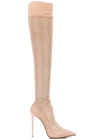 Shop Le Silla Calzatura over the knee sock boots with Express Delivery - FARFETCH