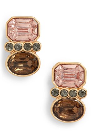 Vince Camuto Mix Stone Earrings | Nordstrom