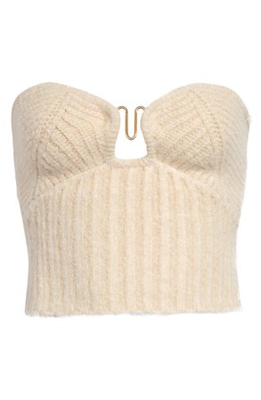 Cult Gaia Ellison Strapless Sweater Corset | Nordstrom