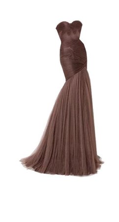 brown gown dress