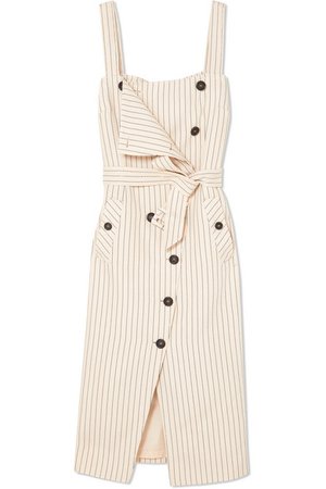 Altuzarra | Audrey button-detailed ottoman midi dress