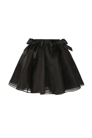 black bow skirt