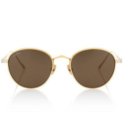 C de Cartier round sunglasses