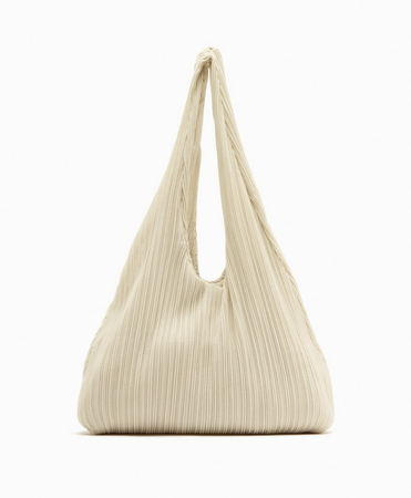 Zara pleat bag