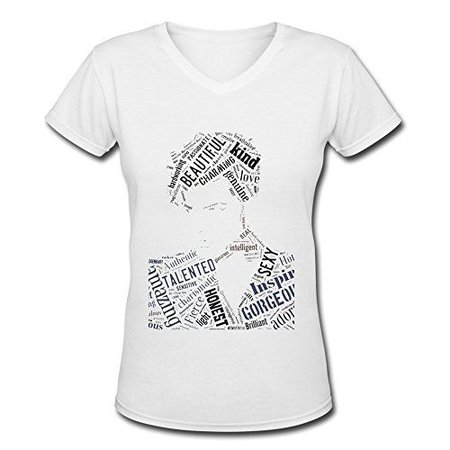 Pinterest LXJ Adam Lambert Fans Women V Neck T Shirt White | T shirts for women, V neck t shirt, Shirts white