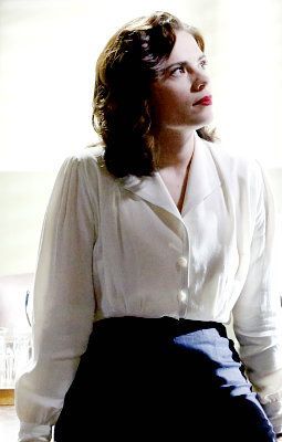 Agent Carter white and blue