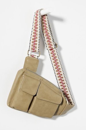 Faux Leather Crossbody Bag | Anthropologie