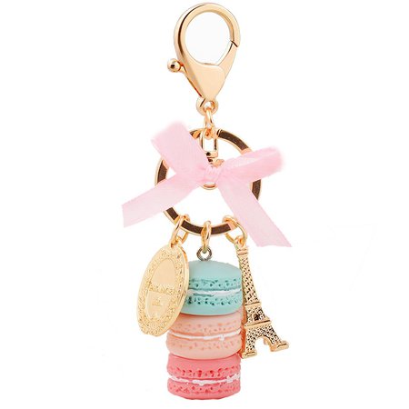 EASYA France Paris 5 Colors Cute Macaroon Effiel Tower Macarons Keychain Colorful Keyring Bag Pendant Car Charm Key Holder-in Key Chains from Jewelry & Accessories on AliExpress