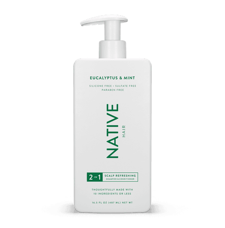 Native Scalp Refreshing 2-in-1 Shampoo Conditioner | Eucalyptus & Mint