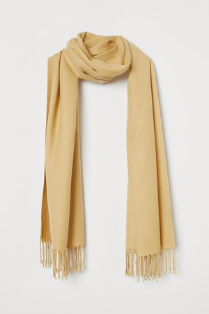 Woven Scarf - Yellow