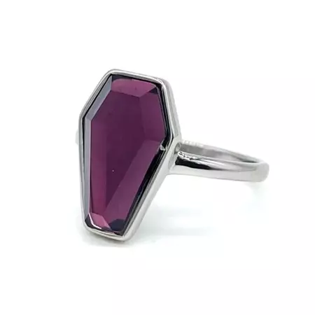 Astral Crypt Purple Coffin Ring