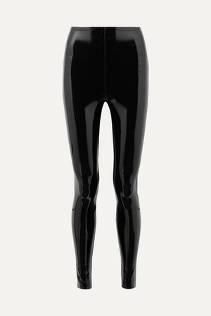 Commando | Faux patent-leather leggings | NET-A-PORTER.COM