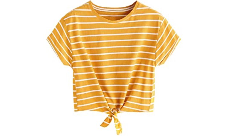 Yellow striped shirt