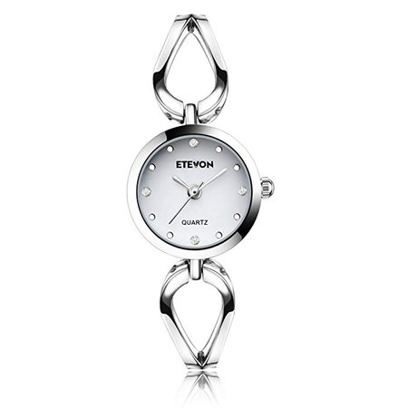 ETEVON Women’s Quartz Silver Wrist Watch