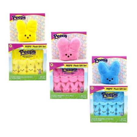 Peeps Marshmallow & Plush Easter Bunnies Gift Set 3-oz. - All City Candy