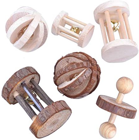 Wood Hamster Chew Toys