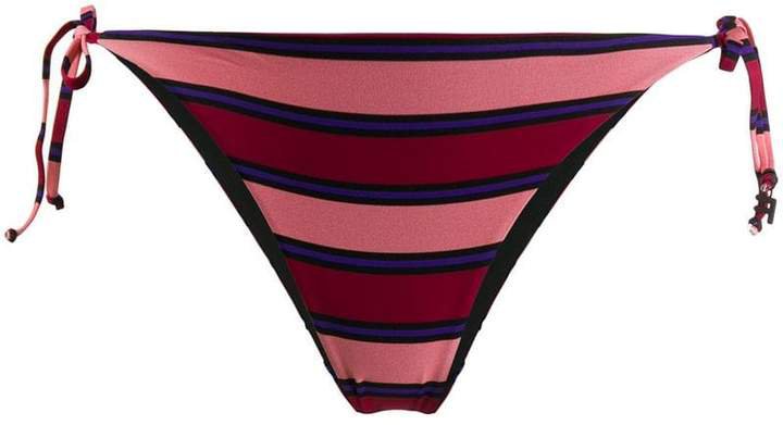 striped bikini bottom
