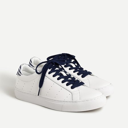 J.Crew: Saturday Sneakers With Gingham Detail For Women