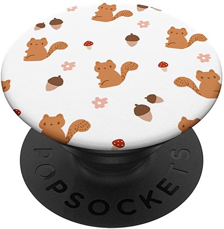 Amazon.com: Cute Forest Squirrel Pattern PopSockets Swappable PopGrip