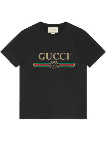 Gucci Washed T-shirt with Gucci logo