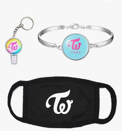 Twice's Mask mini KeyChain and bracelet