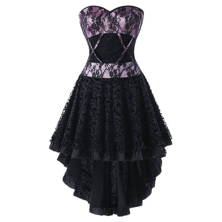 purple and black gothic dress - Google Search