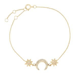 Moon and Star Bracelet – Colette Jewelry