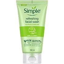simple refreshing facial wash