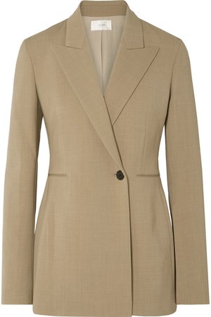 The Row | Ciel wool-blend crepe blazer | NET-A-PORTER.COM