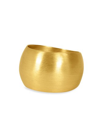 Dean Davidson Origins Sugar Maple Brushed 22K Gold-Plated Ring