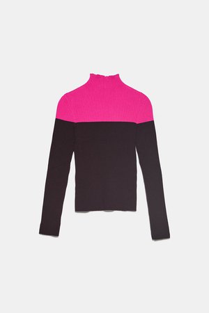 Zara Colorblock jumper