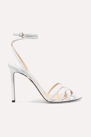 Mimi 100 Leather Sandals - White