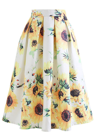 sunflower skirt